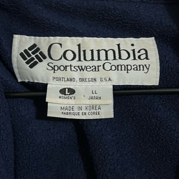 Vintage 90’s Columbia 2 in 1 Jacket Fleece Water Resistant Shell Detachable L - Picture 4 of 15